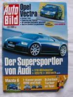 Auto Bild 13/2002 Mazda 6,Vectra C,E240 vs. A6 2.4 vs. 520i E39