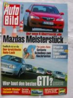 Auto Bild 24/2002 Golf IV GTi ,Corolla TS,Civic Type R,Stilo Aba