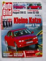 Auto Bild 5/2001 Peugeot 206CC,Lexus SC430,Jaguar X-Type