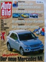 Auto Bild 50/2004 ML  BR163,Mazda 6 MPS, VW Golf V,C4,307,Mègane