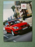Kia Rio Prospekt+Preisliste 8/2005 NEU