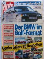 Auto Bild 9/1993 BMW 518i E34,Audi 100 2.0E TypC4