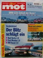 mot 24/1995 BMW 523i E39 vs. Audi A6 vs. Lancia Kappa