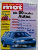 mot 4/1998 Audi A6 Avant 1.8T vs. BMW 520i E39 Touring