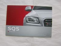 Audi SQ5 TDI Prospekt September 2012 NEU
