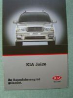 Kia Joice Prospekt 2/2001 Prospekt NEU