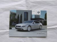 BMW 6er Coupè E63 Original Zubehör 2004 NEU