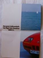 BMW Z1 Roadster Poster September 1987 Rarität