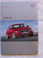 Audi A4 B8 Pressemappe August 2007+Fotos +CD