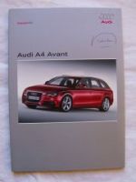 Audi A4 Avant B8 Pressemappe Februar 2008