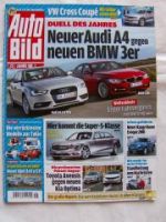 Auto Bild 49/2011 Audi A4 2.0TFSi vs. BMW 328i F30