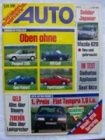 Auto Straßenverkehr 14/1991 Peugeot 205 Cabrio,Golf I Cabrio