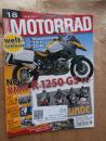 Motorrad 18/2011 BMW R1250 GS LC,Dauertest Zwischenbilanz Victory Hammer S, HH-Racetech BMW F800 GS,