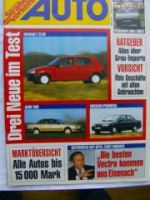 Auto Straßenverkehr 3/1991 Renault Clio 1.2RN,Primera 1.6SLX