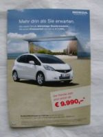 Honda Jazz Advantage Prospekt August 2012