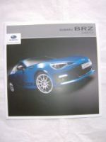 Subaru BRZ Zubehör Prospekt Juni 2012 NEU