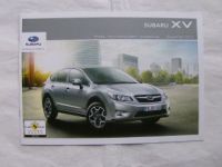 Subaru XV September 2012 Preisliste