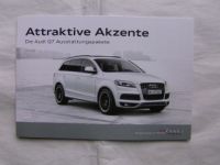 Audi Q7 Ausstattungspakete Oktober 2012 NEU