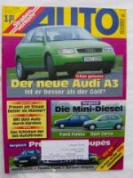 Auto Straßenverkehr 14/1996 Audi A3 1.6, Fiesta 1.8D Flair