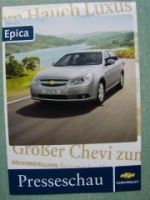 Chevrolet Epica Presseschau Prospekt