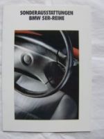 BMW 520i-535i,524td E34 Sonderausstattungen September 1990