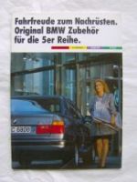 BMW 5er Reihe E34 Zubehör Prospekt September 1988