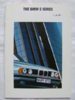 BMW 520i 525i 535i E34 USA Prospekt März 1991