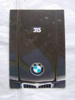 BMW 315 E21 Niederlande Prospekt März 1981 Rarität
