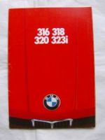 BMW 316 318 320 323i E21 September 1977 Rarität