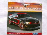 Ford Mustang 1965-2012 Kalender Mach 1,GT,Boss 302