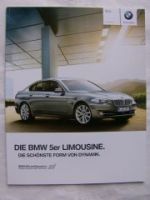 BMW 523i-550i,xDrive,520d-535d F10 Limousine 9/2010