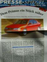 Nissan Presse-Spiegel Herbst/Winter 1996 Primera