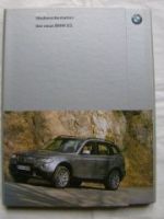 BMW X3 E83 Pressemappe September 2006 Rarität