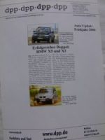 BMW X5 E53 X3 E83 Update Presse Frühjahr 2006