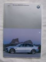 BMW M3 E90 Limousine Pressemappe Oktober 2007