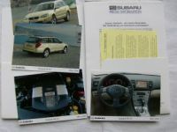 Subaru Outback H6 3.0 Pressemappe +Fotos +CD