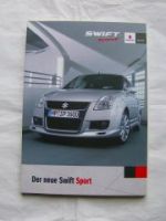 Suzuki Swift Sport + Super 1600 Pressemappe 8/2006