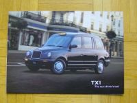 LTF TX1 UK Taxi Prospekt 6/1999 Englisch NEU