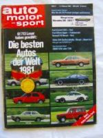 ams 3/1981 500SE W126,924 Carrera,911 Turbo,Mercedes G