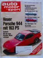 ams 13/1981 Porsche 944, 230CE W123,VW Passat,