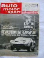 auto motor & sport 12/1964
