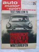 auto motor & sport 25/1964