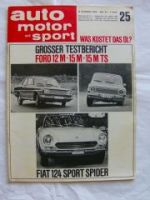 auto motor & sport 25/1966