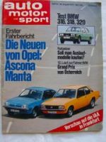 ams 18/1975 BMW 316,318,320 E21,Ascona,Manta