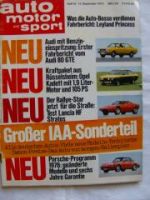 ams 19/1975 Audi 80 GTE,Lancia HF Stratos,Kadett 1,9l