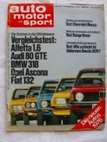 ams 26/1975 Chevrolet Monza,Range Rover, Alfetta 1.6