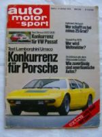 ams 2/1976 Simca 1307/1308,Lamborghini Urraco,