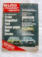 ams 12/1976 Renault 14,MGB Roadster,Ascona 1.6S,