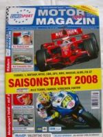 Motor sport Magazin 3/2008 F1,WTCC,GP2,WRC,Nascar