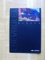 Chevrolet Blazer Prospekt 2001  NEU Rarität